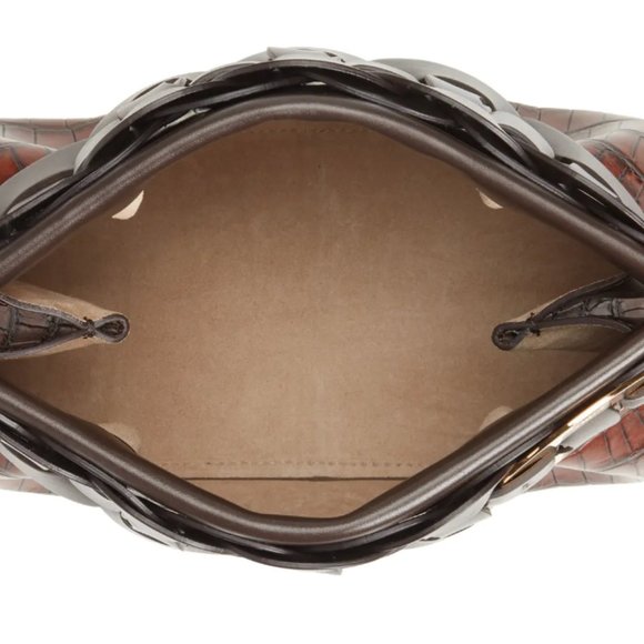 Chloé "Daryl Clutch Bag" Shiny Croco Embossed leat - Picture 7 of 9